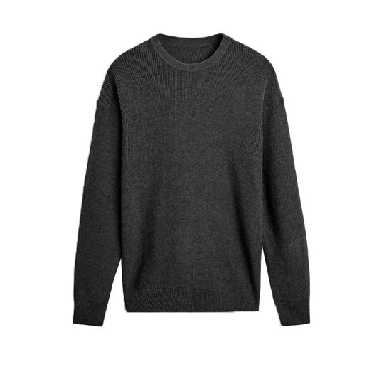 „Ricco“ - Cashmere Crew Dark Grey